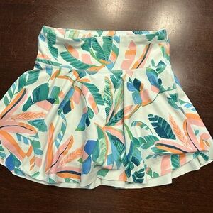 Old Navy Leafy Skort - Green and Pink
